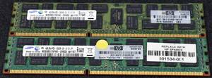 8GB (4GB 2枚組) DDR3 PC3-10600R DDR3-1333 REG 240pin ECC Registered Samsung サーバー MacPro向け (管:EDR26 x1s