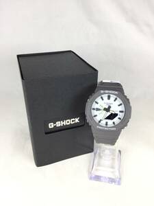 【MM-04】G-SHOCK GA-2100HD-8AJF HIDDEN GLOW 蓄光フェイス アナデジ オクタゴン グレー 反転液晶 プライスタグ・保証書・取扱説明書付き