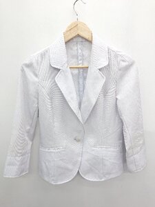 ◇ Θ MISCH MASCH ミッシュマッシュ 長袖 ジャケット サイズ38 ライトブルー レディース P