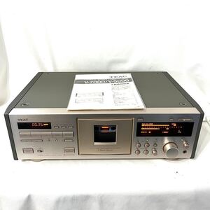 【美品☆動作確認済】TEAC ティアック カセットデッキ V-7000