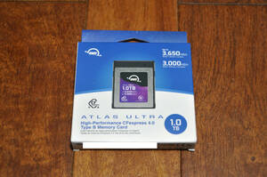 未使用 未開封 新品 OWC Atlas Ultra CFexpress 4.0 Type B 1TB メモリーカード 最大読込3650MB/s 最大書込3000MB/s