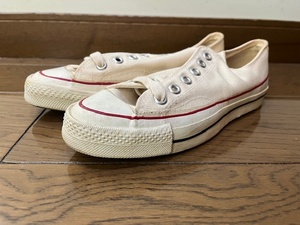 [激レア] 箱付き 当時物 CONVERSE ALL STAR オールスター コンバース オールスター low チャックテイラー 24.5cm ヴィンテージ vintage