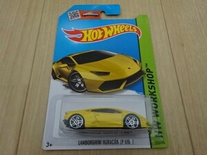 HW Hot WHeeLS LAMBORGHINI HURACAN LP 610-4 ホットウィール ランボルギーニ ウラカン 黄色 イエローメタリック ミニカー ミニチュアカー