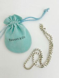 ☆本物/正規品☆TIFFANY&CO ティファニー ベネチアン ネックレス SV925 シルバー 美品 クリーニング済 保存袋付き