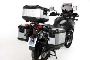 ヘプコ＆ベッカー XPLORER 3BOXセット トップケース45+サイドケース30 シルバー KAWASAKI