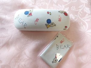 〇◆SHINZI KATOH◆〇　 メガネケース＆お揃いのクロス付き　Bear drop