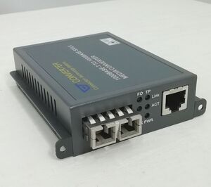 ★見切り★■複数品 Telegartner 日本テレガートナー ギガビットイーサネット メディアコンバータ CVT-3002BTFC 通電確認済【H24080905】