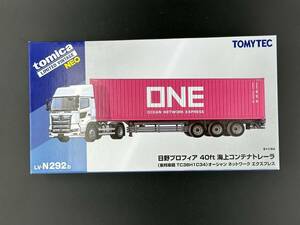 ☆TOMICA LIMITED NEO LV-N292b日野プロフィア40ft海上コンテナトレーラ（東邦車両TC36H1C34)オーシャンネットワークエクスプレス☆