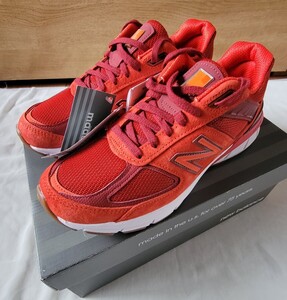 【新品未使用】New Balance M990 MS5 RED 25.5cm/ニューバランス スニーカー