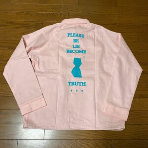 新品THREE FACEスリーフェイス★コーチジャケットMピンク★スウェットパーカー村上淳ムラジュンTバックセパレートshantiiシャンティ1st2nd