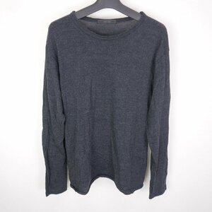 20AW SOPHNET. ソフネット MERINO WOOL CREWNECK CUT&SEWN メンズ トップス メリノウール クルーネック 長袖カットソー CHARCOAL GRAY M