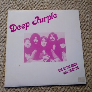 ●DEEP PURPLE　 ディープパープル●ONE OF THE SOLES WILL NEVER DIE ●LPレコード ●Live at BBC Studios London，1972　