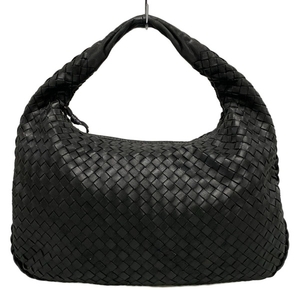 ボッテガヴェネタ BOTTEGA VENETA ハンドバッグ 115653 ミディアムヴェネタバッグ レザー 黒 バッグ