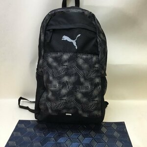 【中古品/CH】プーマ PUMA バックパック リュックサック デイバッグ BAG 鞄 かばん 黒　RS0726/00050