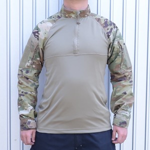 SHELLBACK TACTICAL コンバットシャツ 1/4 ZIP OCP リップストップ生地 SBT-8200-OCP [ Mサイズ ]