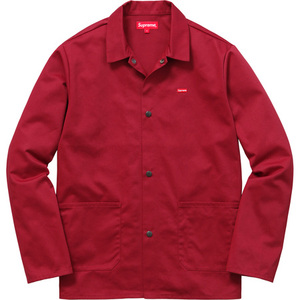 希少★新品本物【Lt. BURGUNDY★Mサイズ】Shop Jacket ショップ ジャケット Small Box 正規店購入 限定 レアカラー 入手困難 Supreme 16S/S