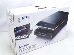 ★未使用 EPSON カラリオ GT-X820 フラットヘッド スキャナー 家電 エプソン★D