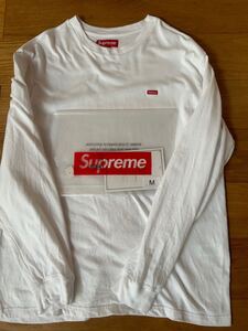 シュプリーム ボックスロゴ Box Logo Tシャツ　ロンT スモールボックスロゴ　L/S M