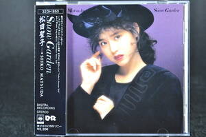 税表記無し 帯付☆ 松田聖子 スノー・ガーデン / Snow Garden ステッカー付■87年盤 CD アルバム ♪ハートのイアリング,他 32DH-850 美品!!