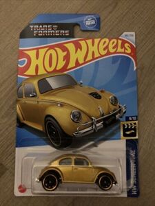 2024 Hot Wheels Case Q Volkswagen Transformers Bumblebee Movie Gold VW Bug VHtf 海外 即決