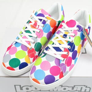 1円★Loudmouth ラウドマウス LM-GS0002 スパイクレス ゴルフシューズ Disco Balls White（305）27.0cm ★