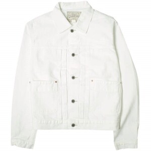 RRL ダブルアールエル LIMITED EDITION セルビッジトラッカージャケット MNRROTW16020153100 M WHITE Double RL 2nd デニムジャケット