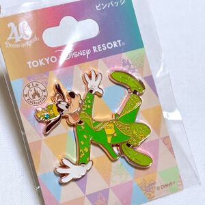 匿名即日発送 新品 ディズニー 40周年 グランドフィナーレ グーフィー ピンバッジ TDR 東京ディズニーランド ピンバッチ GOOFY Disney