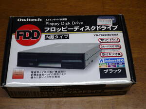 L-15　オウルテック　フロッピーディスクドライブ　YD-702D　内臓タイプ　ブラック