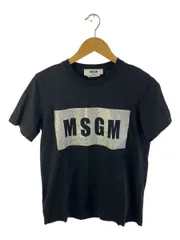 MSGM Tシャツ S コットン ブラック 3441MDM520G