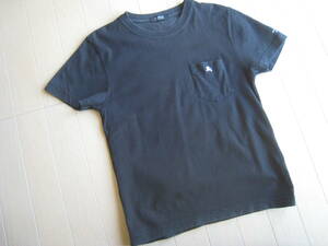BURBERRY　バーバリー　サイズ１　150センチくらい　半袖Tシャツ　黒　② BLACK LABEL