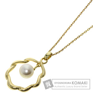 MIKIMOTO ミキモト アコヤパール 真珠 ネックレス K14イエローゴールド レディース 中古