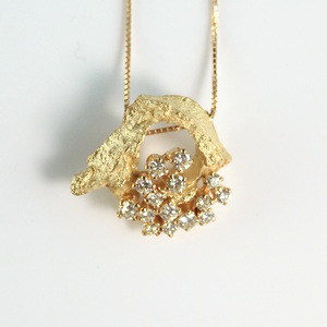 K18YG イエローゴールド ダイヤ ペンダントトップ gold diamond pendant top 1.072ct