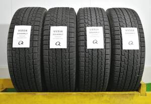 225/65R17 102Q Yokohama iceGUARD G075 中古 スタッドレスタイヤ 4本セット ※本州送料無料 225/65/17 ヨコハマ U1516.Q 