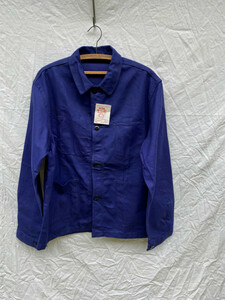 デッドストック FRENCH WORK JACKET COTTON TWILL 52 フレンチ ワーク ジャケット コットンツイル LE ROBOT 60s70s フランス製 DEADSTOCK