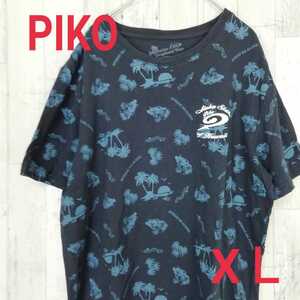 ピコ　PIKO 半袖Ｔシャツ　総柄　ビックサイズ　ビックシルエット　アロハ　ハワイ　ゆるだぼ