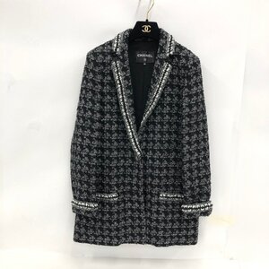 CHANEL シャネル ジャケット P57136V36322 38サイズ タグ、ハンガー付き【DAAQ6009】