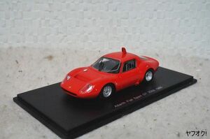 スパーク アバルト フィアット スポーツ OT 2000 1965 1/43 ミニカー 赤