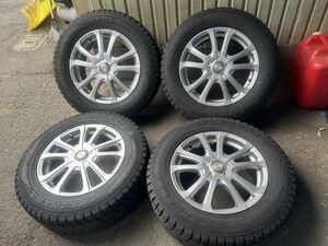 【2019年製】【4本】215/65R16１６×６．５Ｊ ５穴　１００　１１４．３ ＋３８　ヨコハマ　スタッドレス　ジオランダー　ｉ／ＴＳ