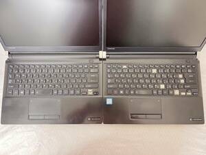 ジャンク/【2台まとめて】通電まで確認/TOSHIBA /dynabook R73 /SSD128/メモリ4G/Corei5 CPU 