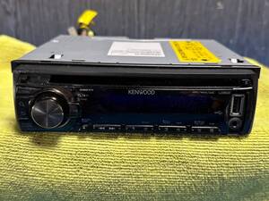 ☆KENWOOD ケンウッド CDデッキ U363 1DIN フロントUSB・AUX☆091115Q