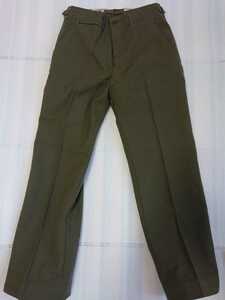 50s US ARMY 1951 trousers wool ビンテージ モッズパーカ ウールトラウザーズ 