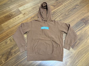 Supreme Box Logo Hooded Sweatshirt Rust シュプリーム ボックスロゴ スエットシャツ パーカー ラスト 17FW Mサイズ