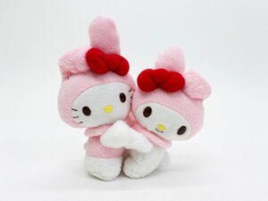 【箱なし】サンリオ Hello Kitty 40th ハローキティ マイメロディ 40周年 ぬいぐるみ 高さ約14cm