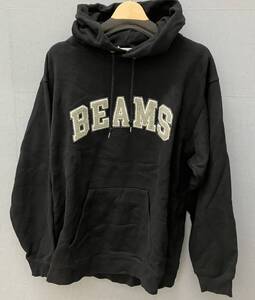 BEAMS◆ビームス◆ ベーシック フーディ 11-13-0412-147◆24S-BM1308◆ 24年モデル パーカー XLサイズ ブラック セレクトカジュアル