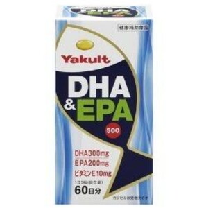 [新品]栄養補助食品/健康食品/サプリメント　Yakultヤクルト　DHA＆EPA500 300粒　60日分