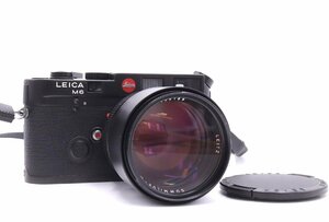 【ト長】LEICA ライカ M6 ボディ レンズ SUMMILUX-M 1:1.4/75 レンジファインダー フィルムカメラ シャッターOK IA788IOB43