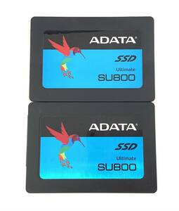 K6052136 ADATA SATA 128GB 2.5インチ SSD 2点 【中古動作品】