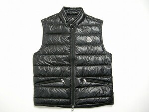 サイズ2(男性M相当)■新品 本物保証■モンクレール/GUI GILET/ライトダウンベスト/ギ/グイ/ダウンベスト/ジレ/メンズ/MONCLER/ブラック/黒