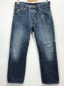 ARMANI JEANS 009 series デニム ジーンズ ストレート ワンポイントロゴ 古着 J351T 15 L6 アルマーニジーンズ SIZE：31■0107J