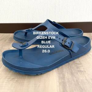 【BIRKENSTOCK】ビルケンシュトック GIZEH ギゼ EVA シャワーサンダル 夏靴 カジュアル 匿名配送 メンズ 青 ブルー 26.0 レギュラー幅